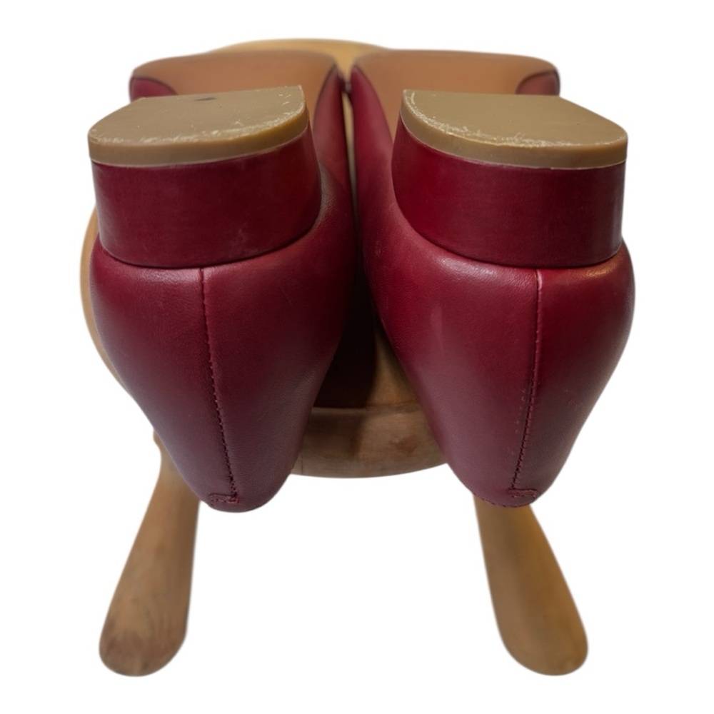 Cole Haan Leela Skimmer Red Leather Flat Size 8B - Picture 13 of 15